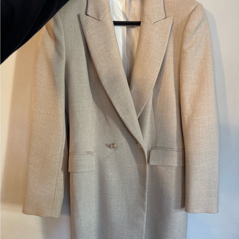 Oversized Tweed Blazer